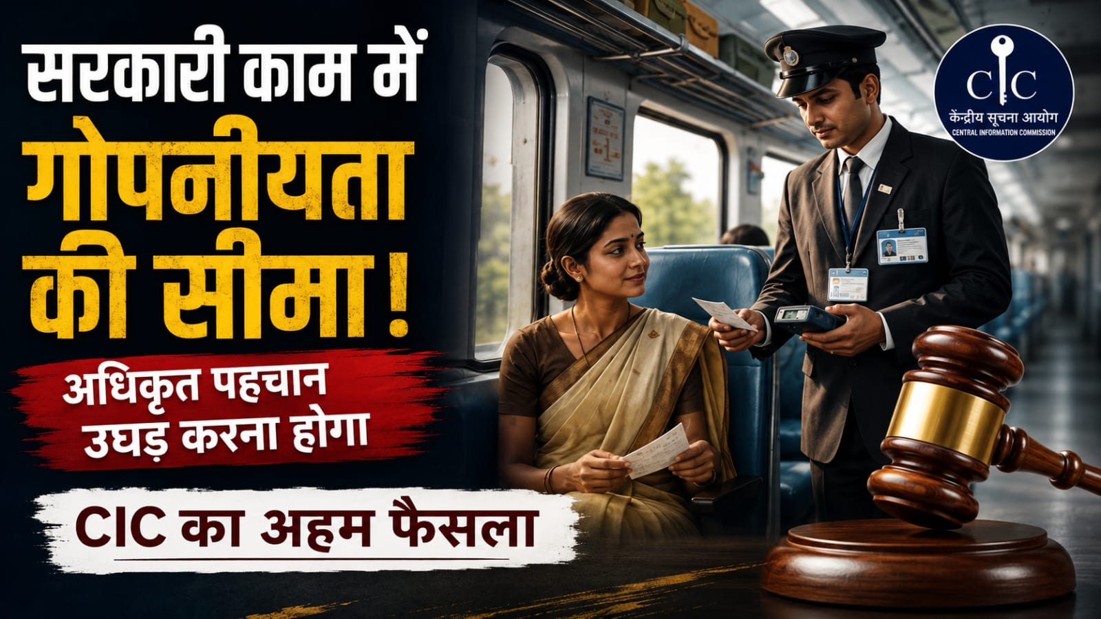 सूचना का अधिकार: सरकारी कर्मचारियों की पहचान छिपाना अब संभव नहीं, RTI में जानकारी देना अनिवार्य