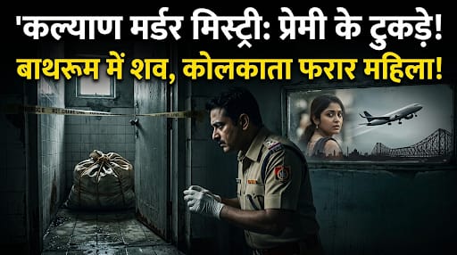 कल्याण मर्डर मिस्ट्री: प्रेमी की हत्या के बाद शव के टुकड़े कर बाथरूम में छिपाया, कोलकाता फरार हुई महिला की तलाश तेज