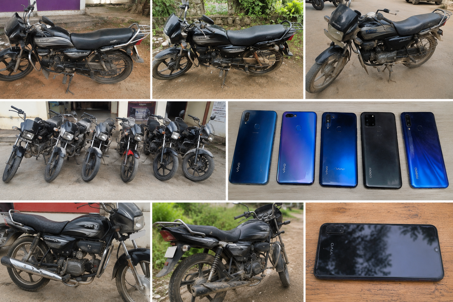 मोबाइल लूटने वाले चाचा-भतीजा गिरफ्तार l