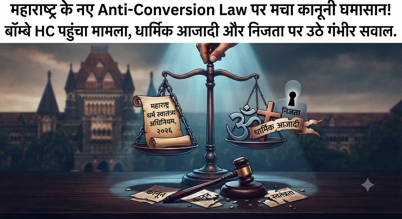 महाराष्ट्र के नए Anti-Conversion Law पर मचा कानूनी घमासान! बॉम्बे HC पहुंचा मामला, धार्मिक आजादी और निजता पर उठे गंभीर सवाल