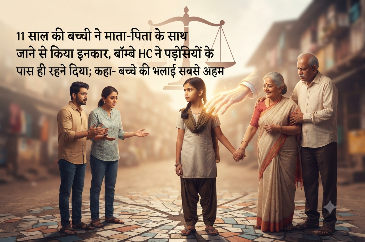11 साल की बच्ची ने माता-पिता के साथ जाने से किया इनकार, बॉम्बे HC ने पड़ोसियों के पास ही रहने दिया; कहा- बच्चे की भलाई सबसे अहम