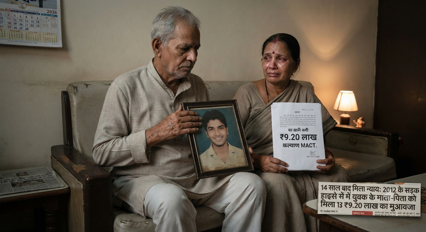 2012 की सड़क दुर्घटना में 21 वर्षीय युवक की मौत, 14 साल बाद कल्याण MACT का फैसला; ₹9.20 लाख मुआवजा देने का आदेश