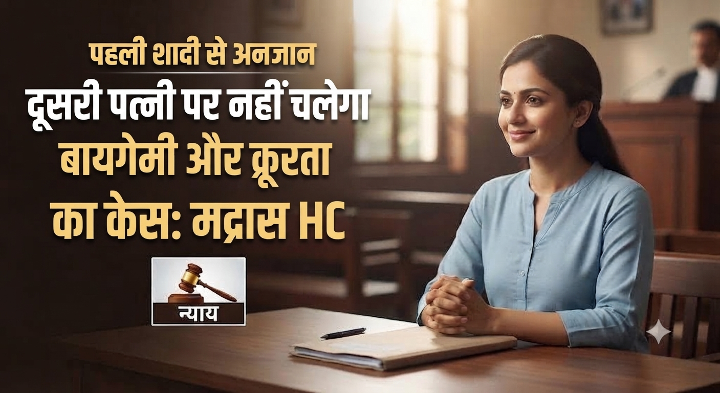 “पहली शादी से अनजान दूसरी पत्नी पर नहीं चलेगा बायगेमी और क्रूरता का केस: मद्रास HC”