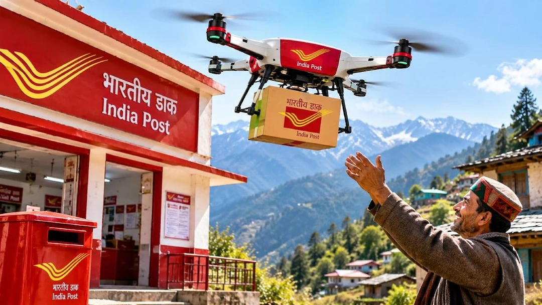 हिमाचल के पहाड़ी गांवों में ड्रोन से पहुंचेगी डाक, 110 रास्तों पर शुरू होगी सेवा